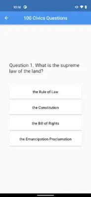 Citizenship android App screenshot 3